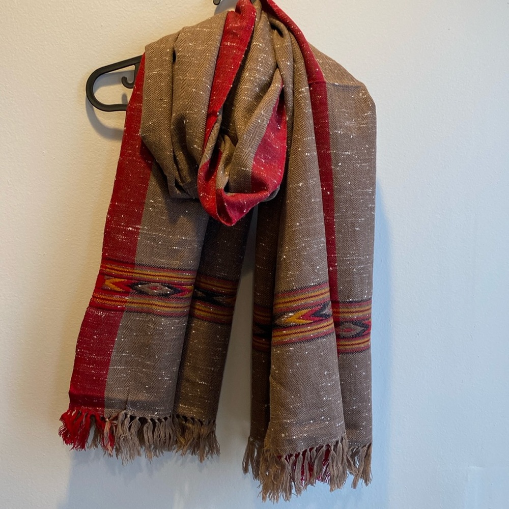 Traditional pattu shawl